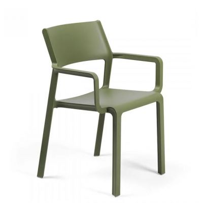 Scaun exterior Nardi Trill Armchair cu brate  verde agave