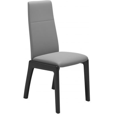 Scaun Stressless Chilli v2 High D100 M  Balance&Glide  cadru negru  tapiterie piele Batik Wild Dove