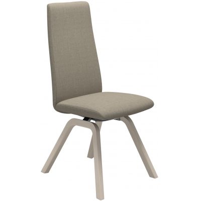 Scaun Stressless Laurel v2 High D200 M Balance&Glide cadru whitewash tapiterie Silva Beige