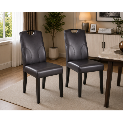 Set 2 Scaune RH6002C Negru
