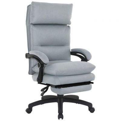 Scaun Directorial, microfibră, gri deschis