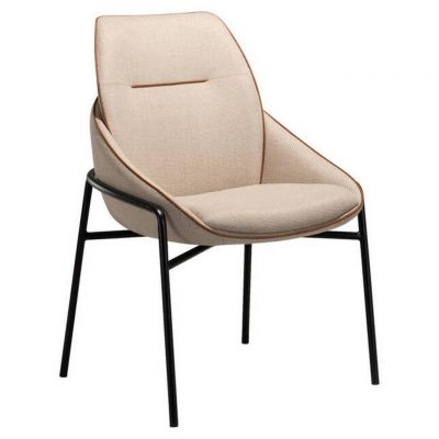 SCAUN in metal, textil bej SCAUN in metal, textil bej