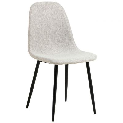 SCAUN in textil gri deschis