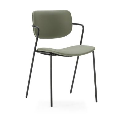 Scaune de dining kaki 2 buc. Maika – Marckeric