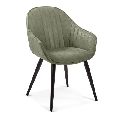 Scaun dining Kave Home Herbert, verde