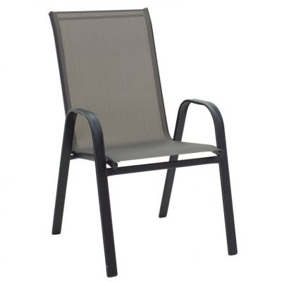 Scaun de Gradina Calan Negru - Gri