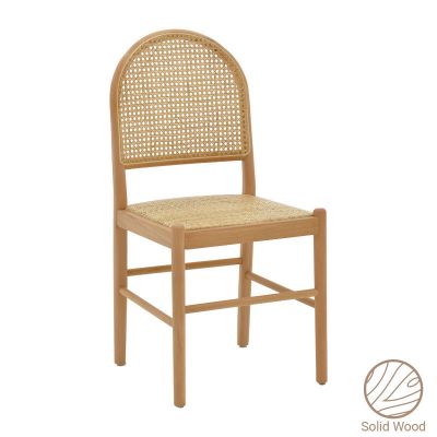 Scaun Model Alessia, Natur, 43x40x89 cm