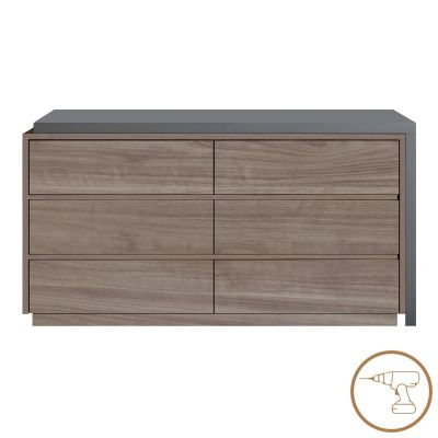 Birou ajustabil cu sertare Reaze Pako World Maro 120x50x73.5 cm