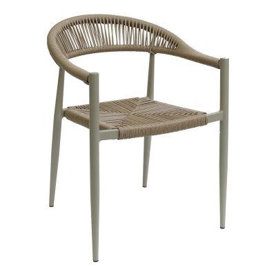 Fotoliu de Gradina Model Fagen, Natural/Champagne, 56x60x78 cm