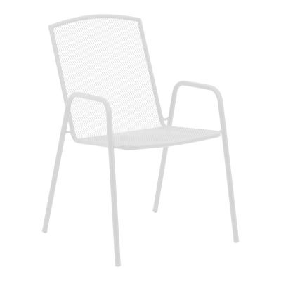 Fotoliu de Gradina Model Pomedon, Alb , 56x64x87 cm