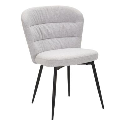 Mauro Ferretti Scaun Losanna Gri Set 2 Bucati cm 58X60,5X85 | Aosom Romania