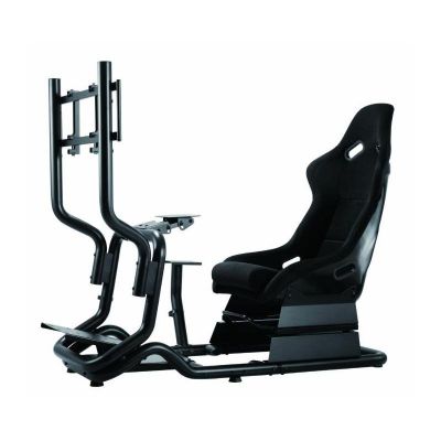 Scaun gaming Serioux Racing Cockpit cu suport monitor