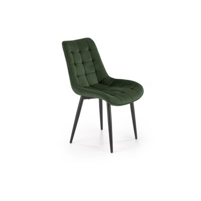Scaun Ganso, 51x61x85 cm, Catifea, Verde Inchis