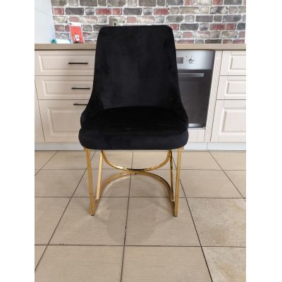 SCAUN MADISON 3 NEGRU CU AURIU