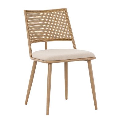 Scaun Model Giulia, Bej/Natur, 49x52x80 cm