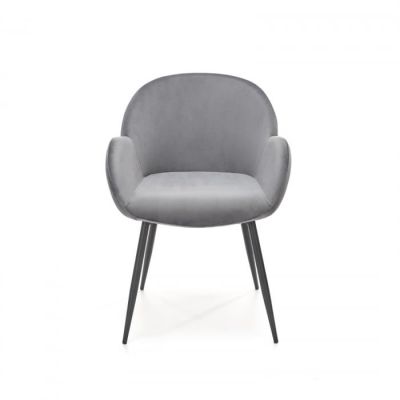 Scaun tapitat K 480, gri, 48x59x79 cm