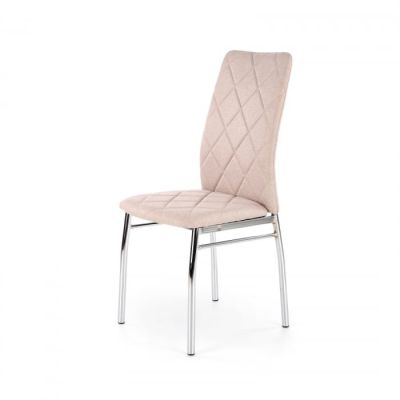 Scaun tapitat K309, bej, 43x57x97 cm