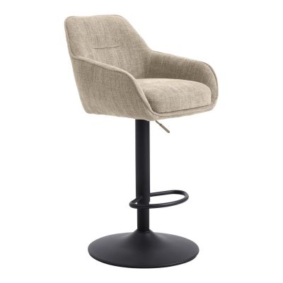 Scaune de bar crem 2 buc. (înălțime șezut 69 cm) Avola – Unique Furniture
