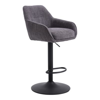 Scaune de bar gri 2 buc. (înălțime șezut 69 cm) Avola – Unique Furniture