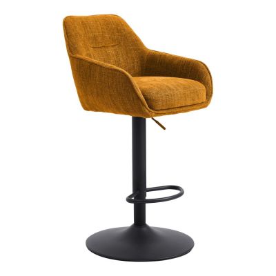 Scaune de bar portocalii 2 buc. (înălțime șezut 69 cm) Avola – Unique Furniture