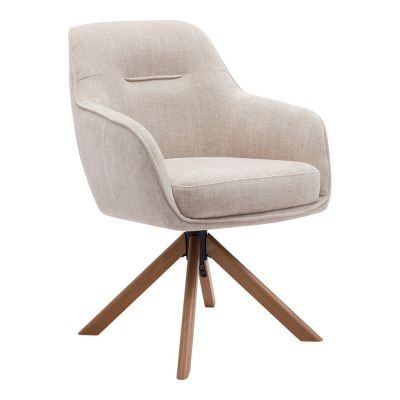 Scaune de dining crem 2 buc. Avola – Unique Furniture