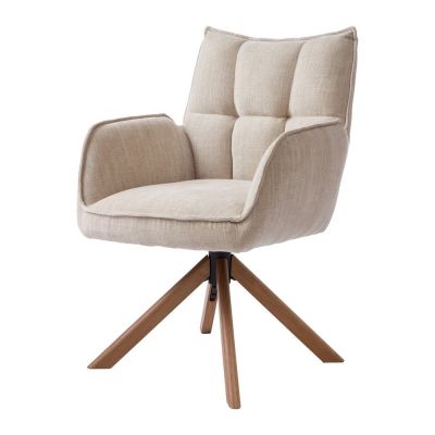 Scaune de dining crem 2 buc. Marilla – Unique Furniture