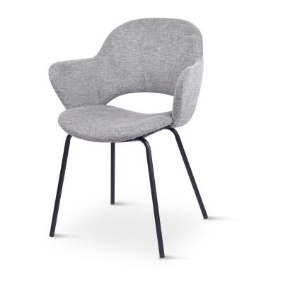 Scaune de dining gri-deschis 2 buc. Rowley – Unique Furniture