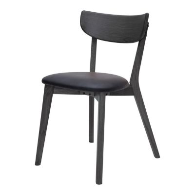 Scaune de dining negre 2 buc. Pero – Unique Furniture