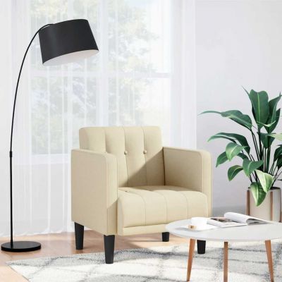 Gossi canapea scaun cu cotiere, crem, 53 cm, textil