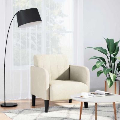 Gossi canapea scaun cu cotiere crem 54 cm catifea