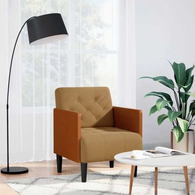 Gossi canapea scaun cu cotiere maro 55 cm catifea