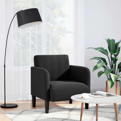 Gossi canapea scaun cu cotiere negru 54 cm catifea