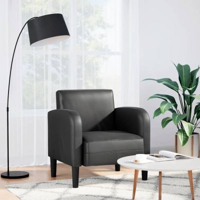 Gossi canapea scaun cu cotiere negru 54 cm piele artificiala