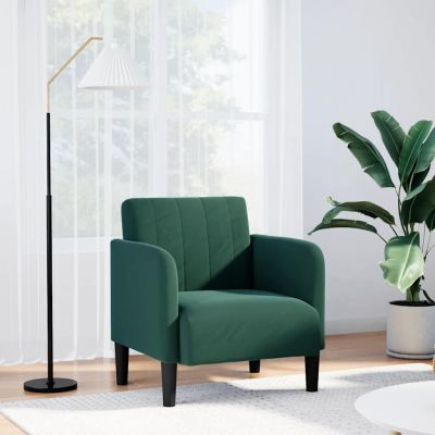 Gossi canapea scaun cu cotiere verde inchis 54 cm catifea