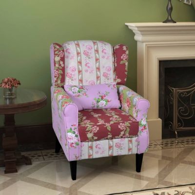 Gossi fotoliu cu design petice, material textil