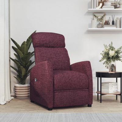 Gossi fotoliu cu ridicare, violet, material textil