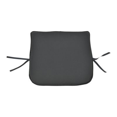 Perna scaun Pildo pakoworld stofa neagra 43x40x3cm