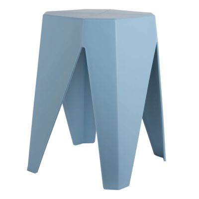 Scaun albastru din plastic Cherish – Leitmotiv