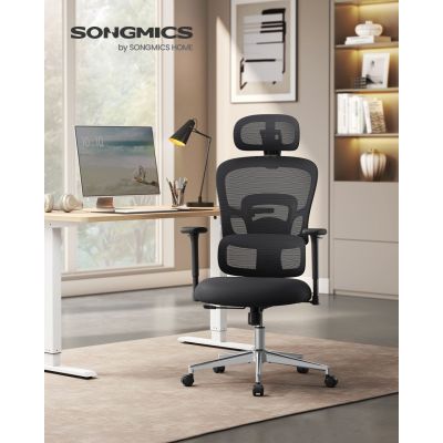 Scaun birou Songmics Negru 66.5x65x127.5 cm