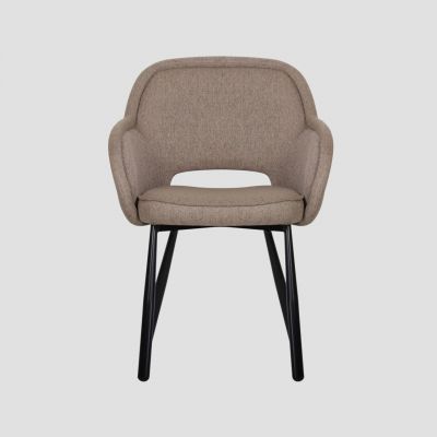 Scaun Campea, Homla, 62x61x84 cm, metal/poliester, maro deschis Scaun Campea, Homla, 62x61x84 cm, metal/poliester, maro deschis