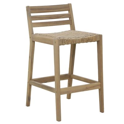 Scaun de bar Bravo pakoworld lemn masiv de salcam 53x45x87cm