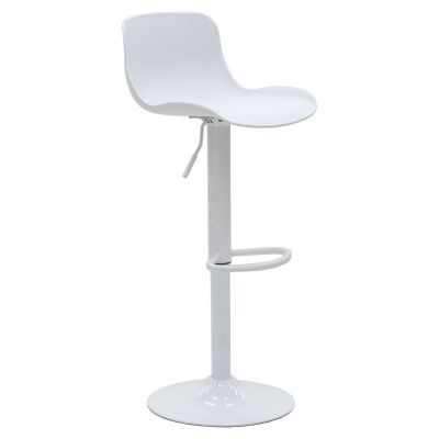 Scaun de bar Walden PP, alb, 40x43x100 cm