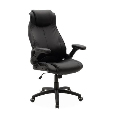 Scaun de birou manager Ammon pakoworld cu culoare negru pu