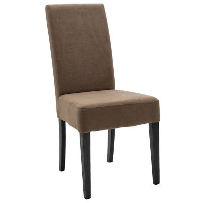 Scaun Ditta cu țesătură de mere stricate - picioare din lemn de nuc 58x45