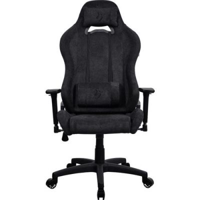 Scaun gaming Arozzi Toretta SoftFabric v2, Tetiera, Ajustabil, max. 120kg, Negru