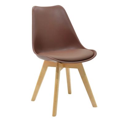 Scaun Gaston PP-PU picior Negru 53.5x48.5x83cm 57x48
