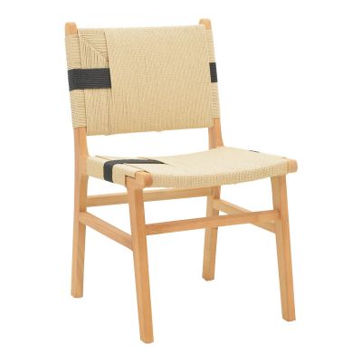Scaun Julien din lemn de cauciuc Natural și sfoară Naturală 61x54x85cm 49x59