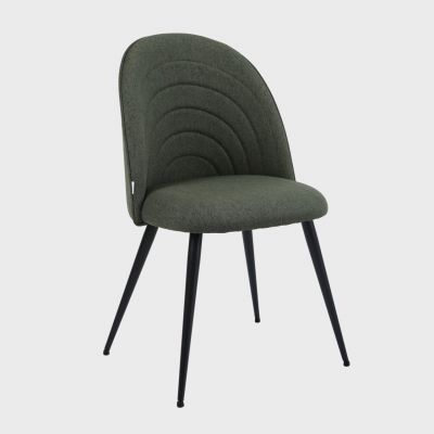 Scaun Ludi, Homla, 53x50x85 cm, metal/poliester, verde
