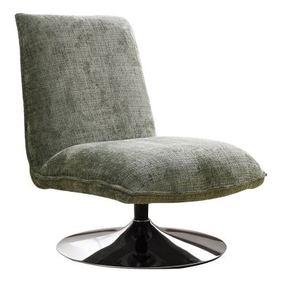 Scaun rotativ Remona pakoworld material verde-picioare crom 63x80x80åê