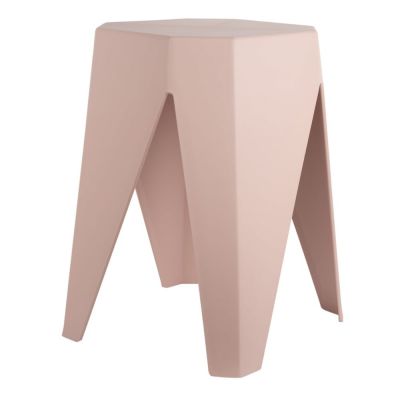 Scaun roz deschis din plastic Cherish – Leitmotiv